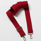 Plain Webbing Strap - Cherry Red