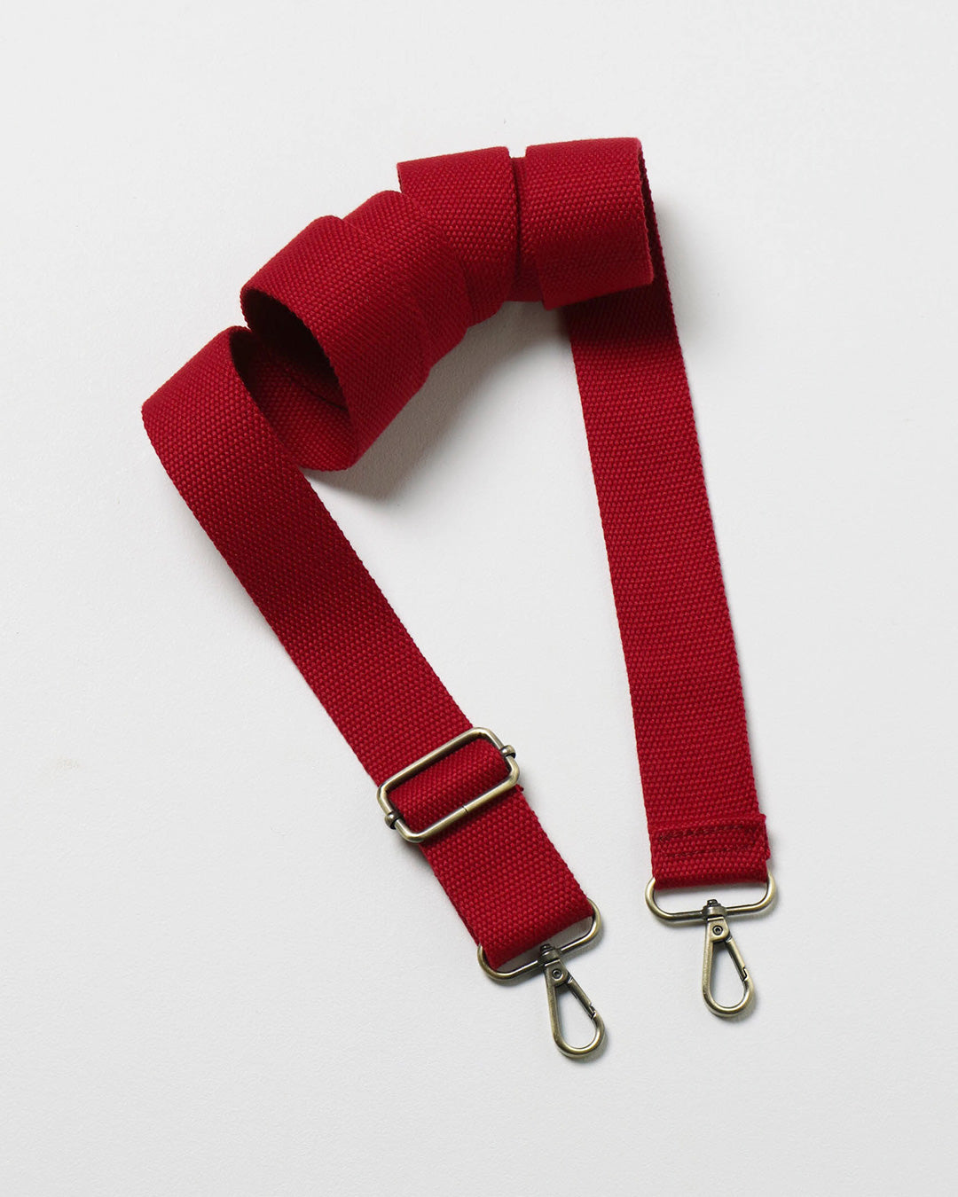 Plain Webbing Strap - Cherry Red