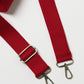 Plain Webbing Strap - Cherry Red