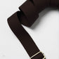 Plain Webbing Strap - Chocolate