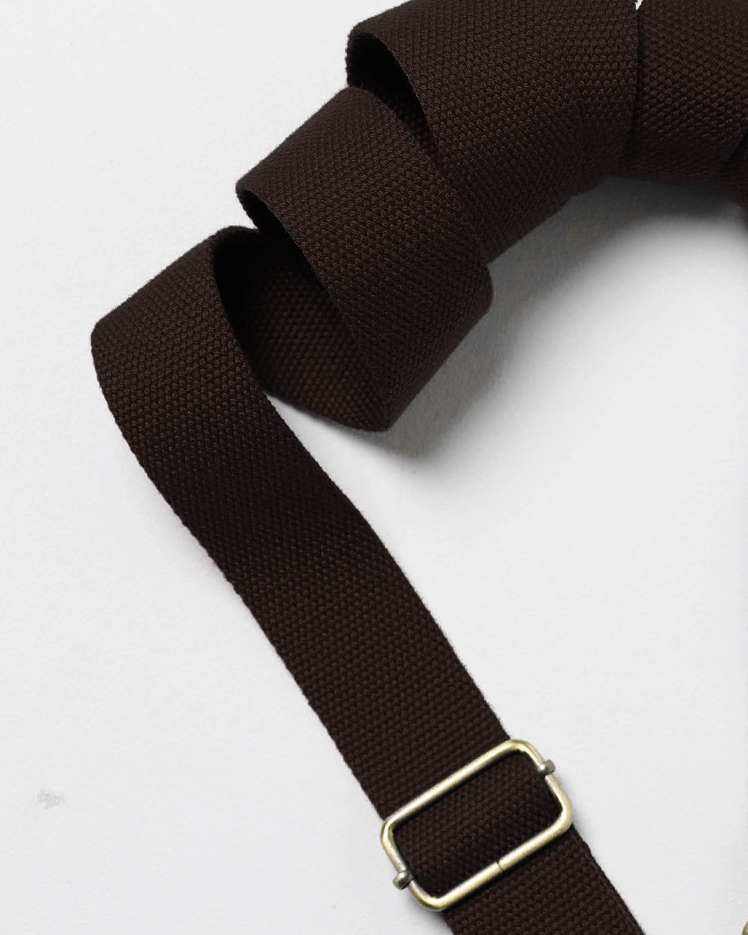 Plain Webbing Strap - Chocolate