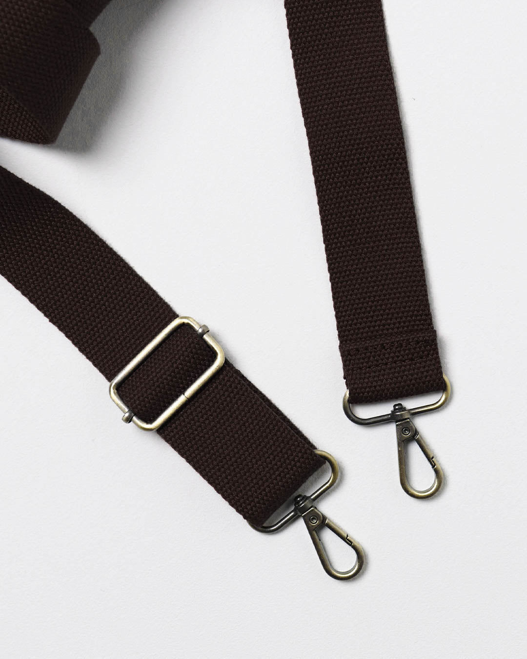 Plain Webbing Strap - Chocolate