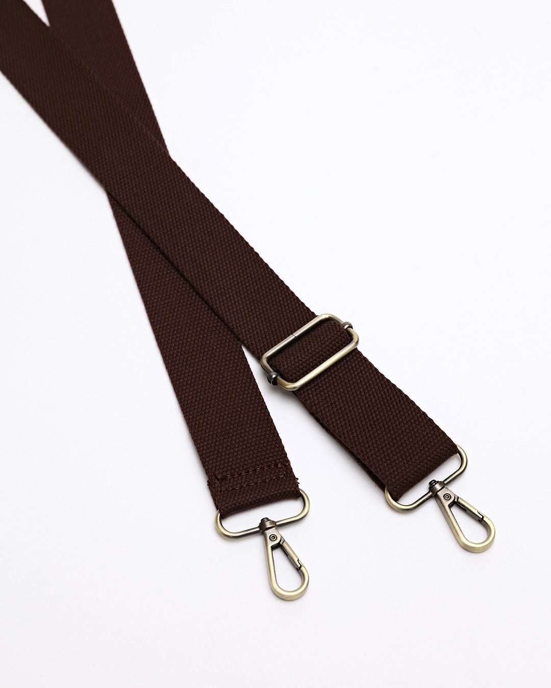 Plain Webbing Strap - Chocolate