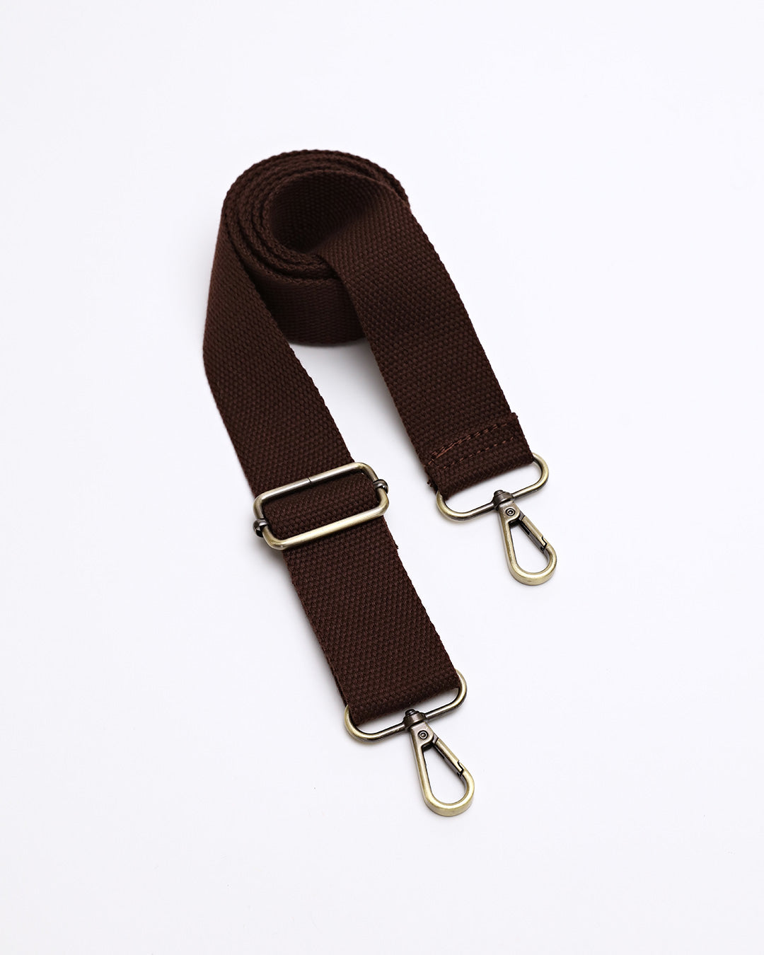 Plain Webbing Strap - Chocolate
