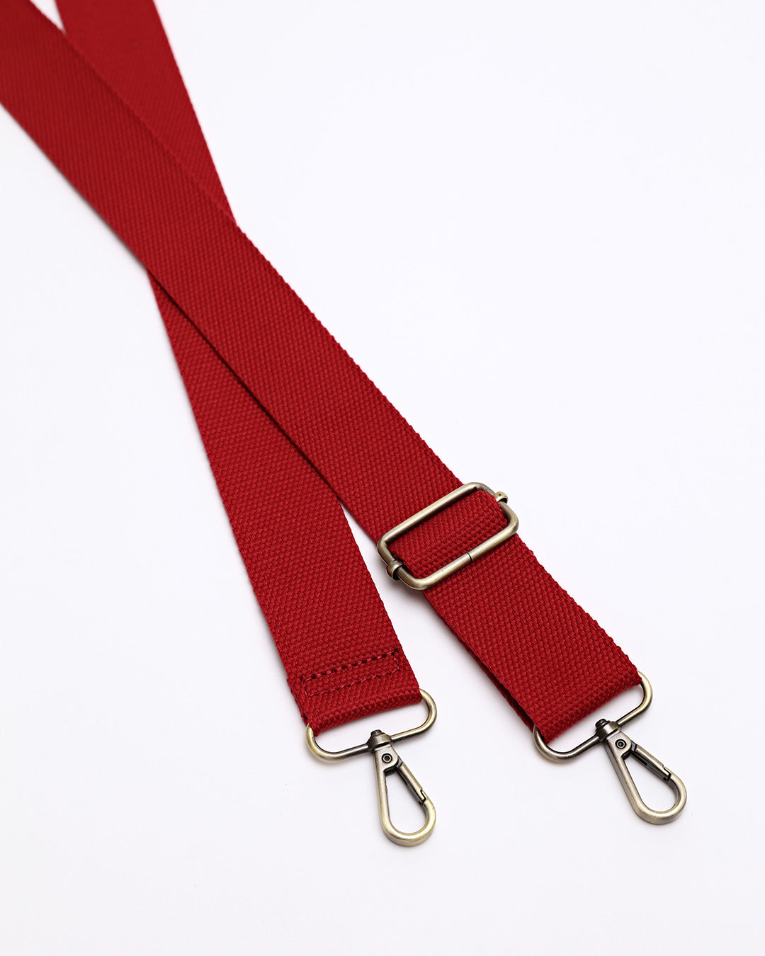 Plain Webbing Strap - Red