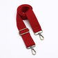 Plain Webbing Strap - Red