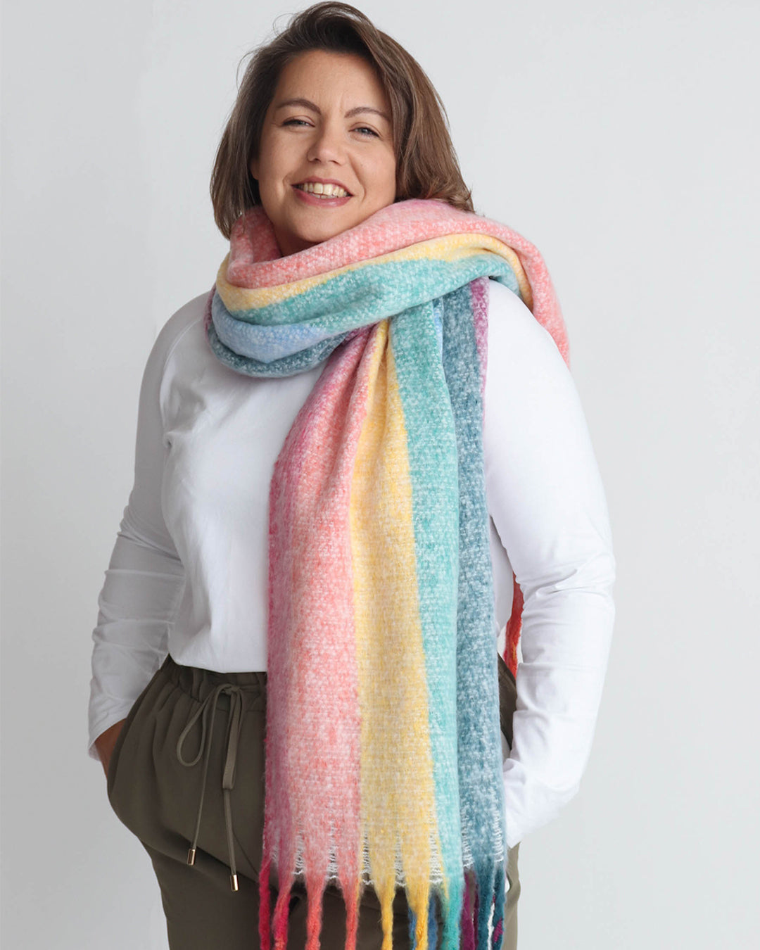 Raine Rainbow Scarf - Multi