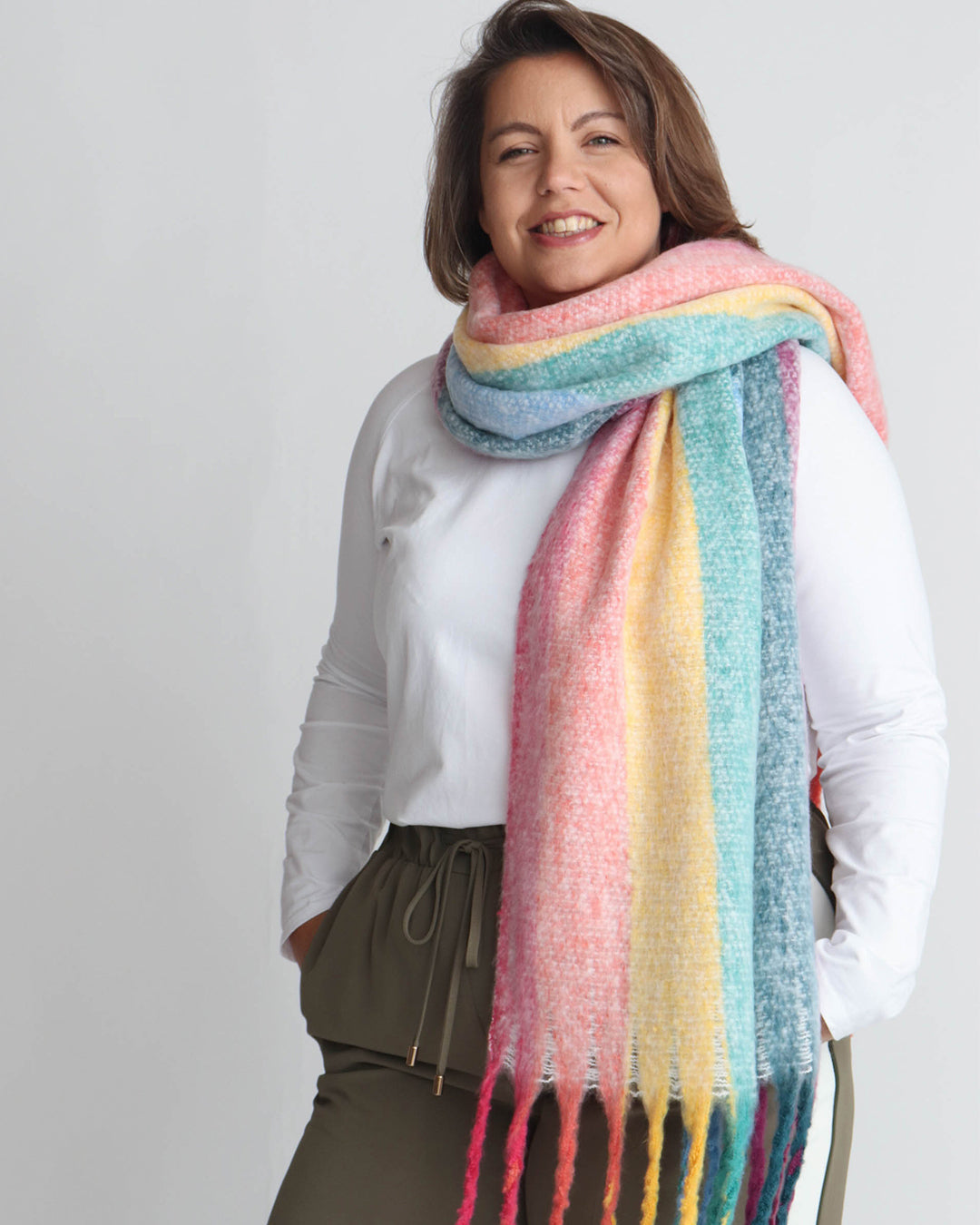 Raine Rainbow Scarf - Multi