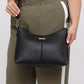 Sonya Curve Top Shoulder Bag - Black