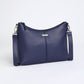 Sonya Curve Top Shoulder Bag - Navy
