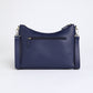 Sonya Curve Top Shoulder Bag - Navy
