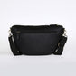 Sophia Curved Crossbody - Black