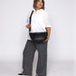 Sophia Curved Crossbody - Black