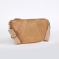 Sophia Curved Crossbody - Caramel