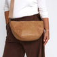 Sophia Curved Crossbody - Caramel