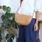 Sophia Curved Crossbody - Caramel
