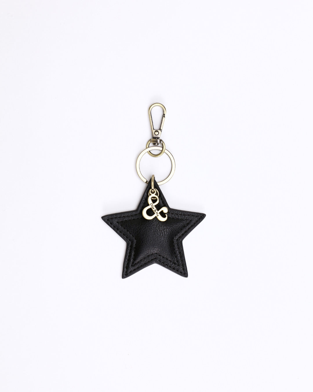 Star Bag Charm - Black