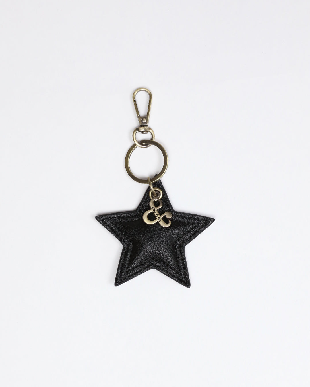 Star Bag Charm - Black