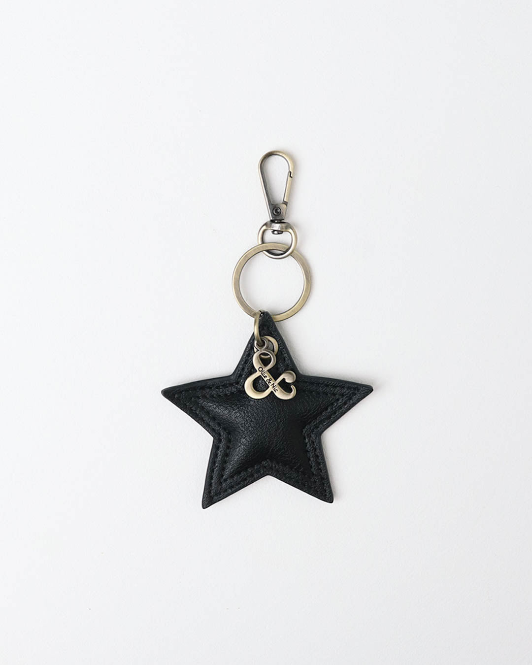 Star Bag Charm - Black