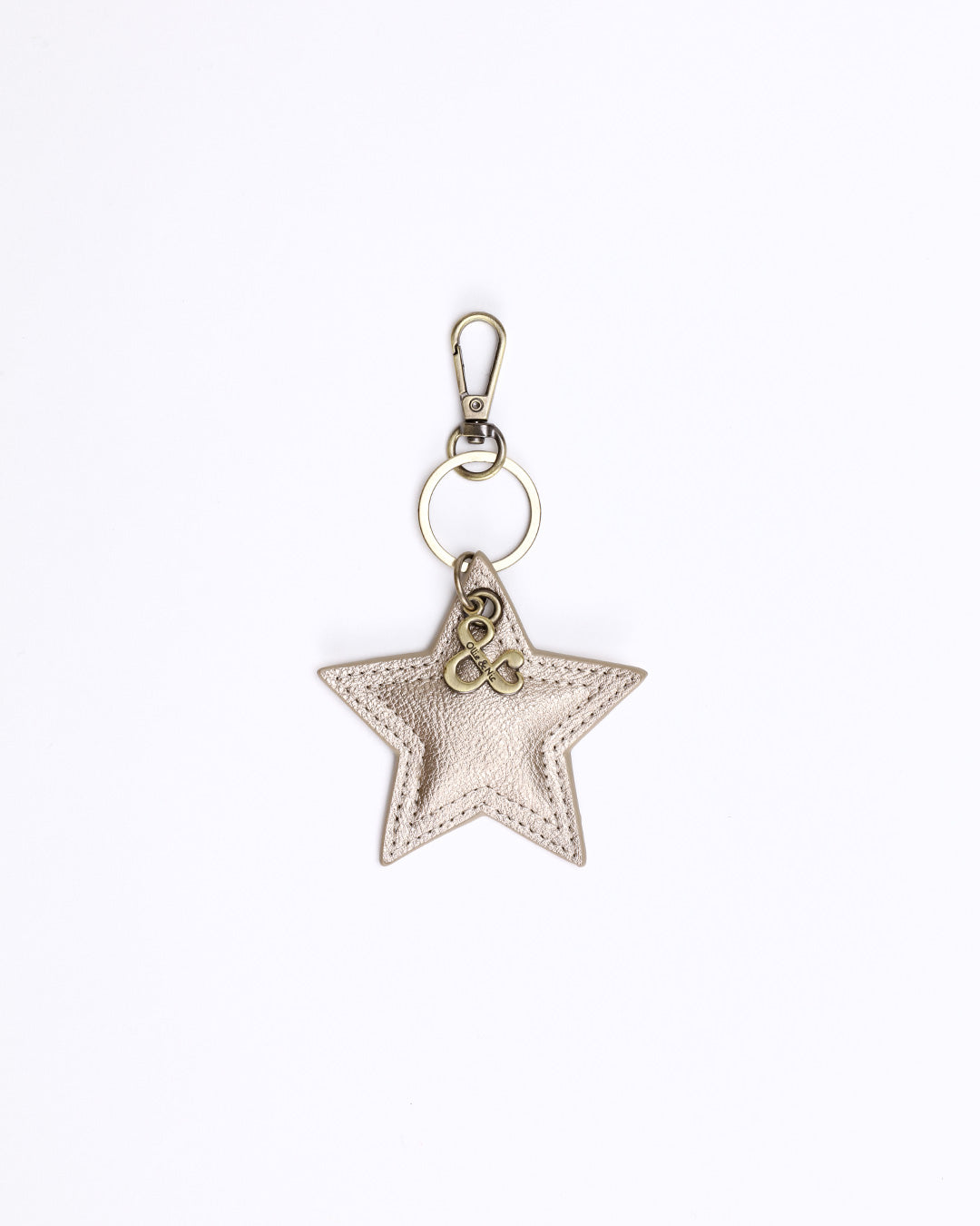 Star Bag Charm - Antique Gold