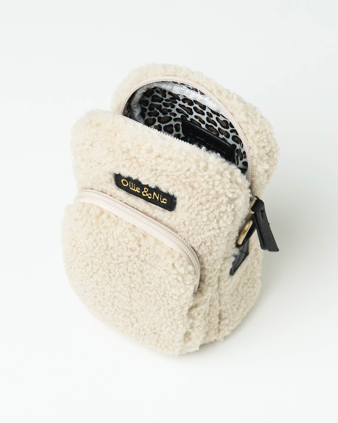 Teddy Phone Bag - Natural