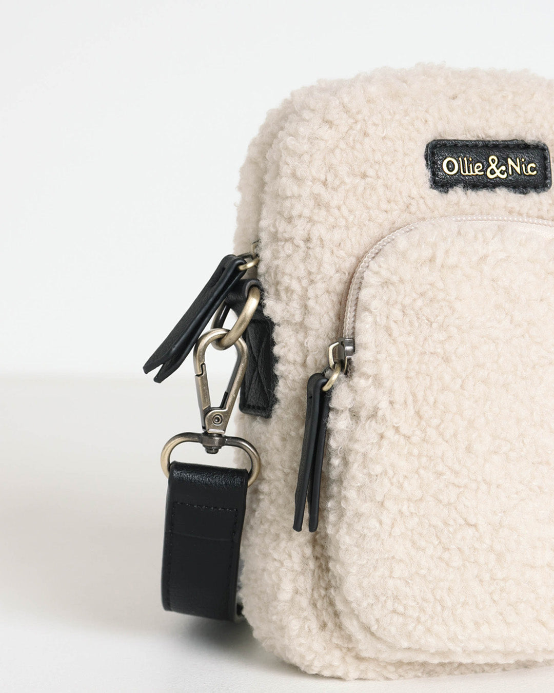 Teddy Phone Bag - Natural