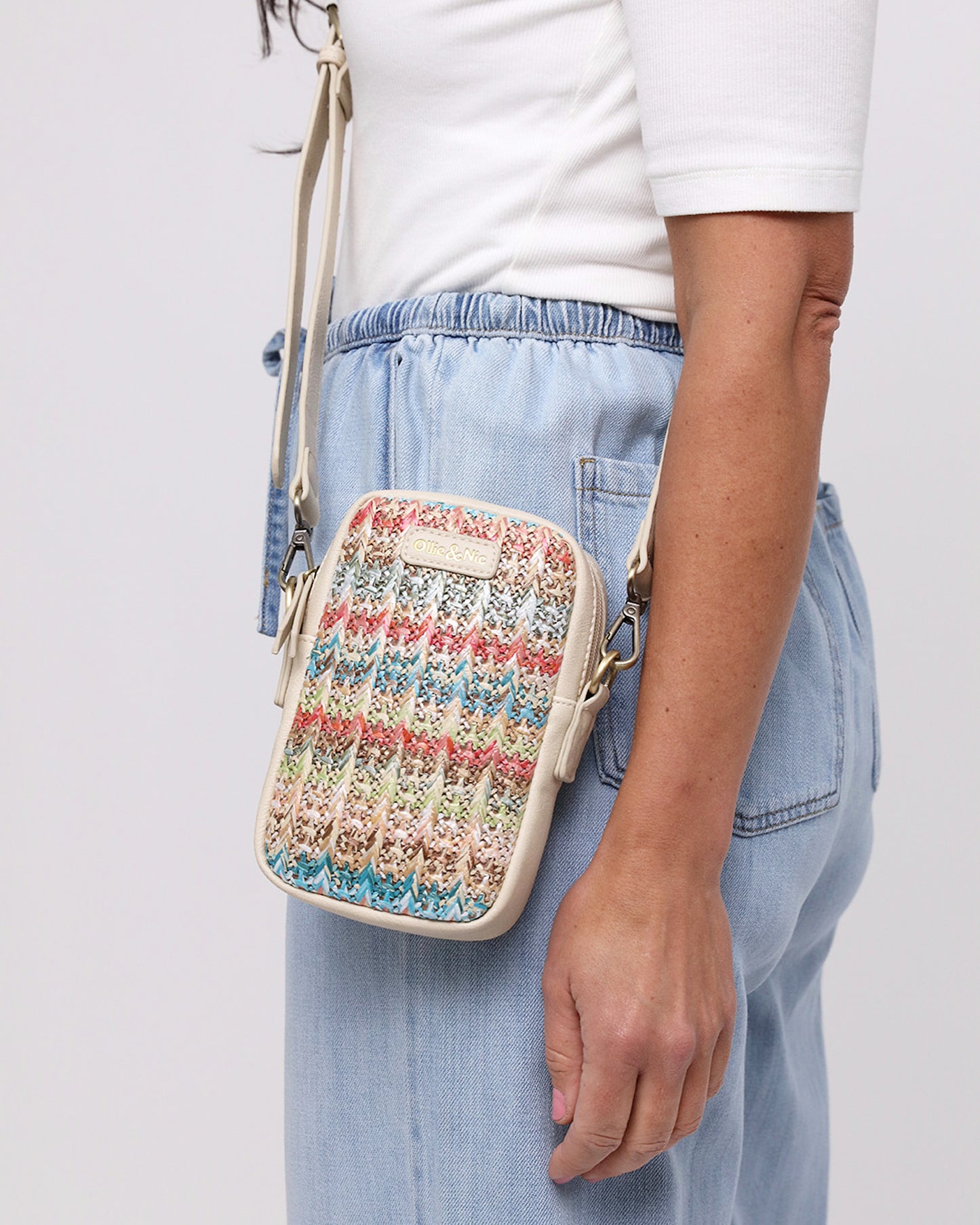 Thea Phone Bag - Pebble Mix