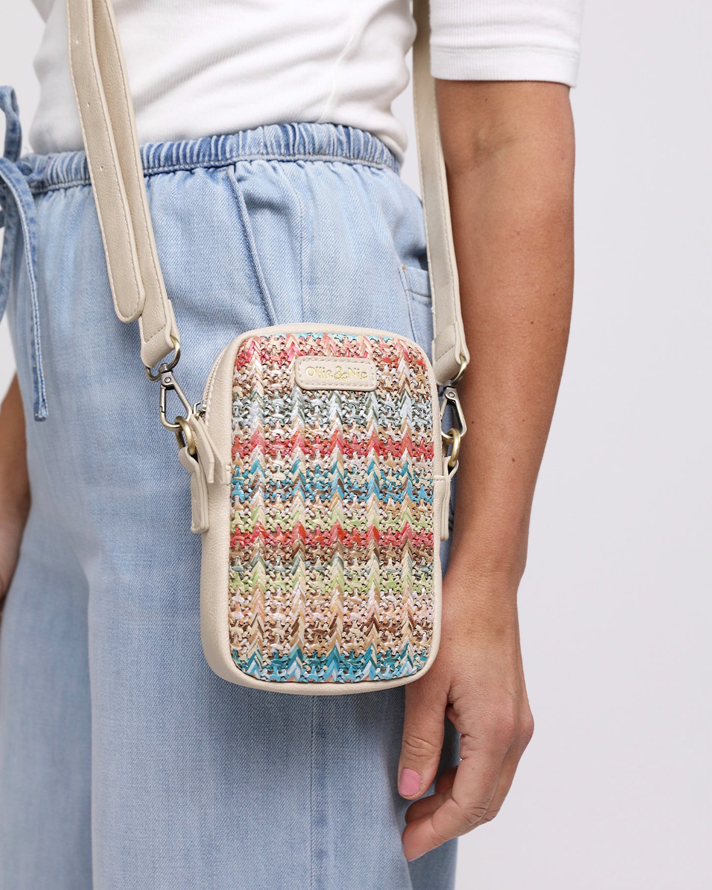 Thea Phone Bag - Pebble Mix