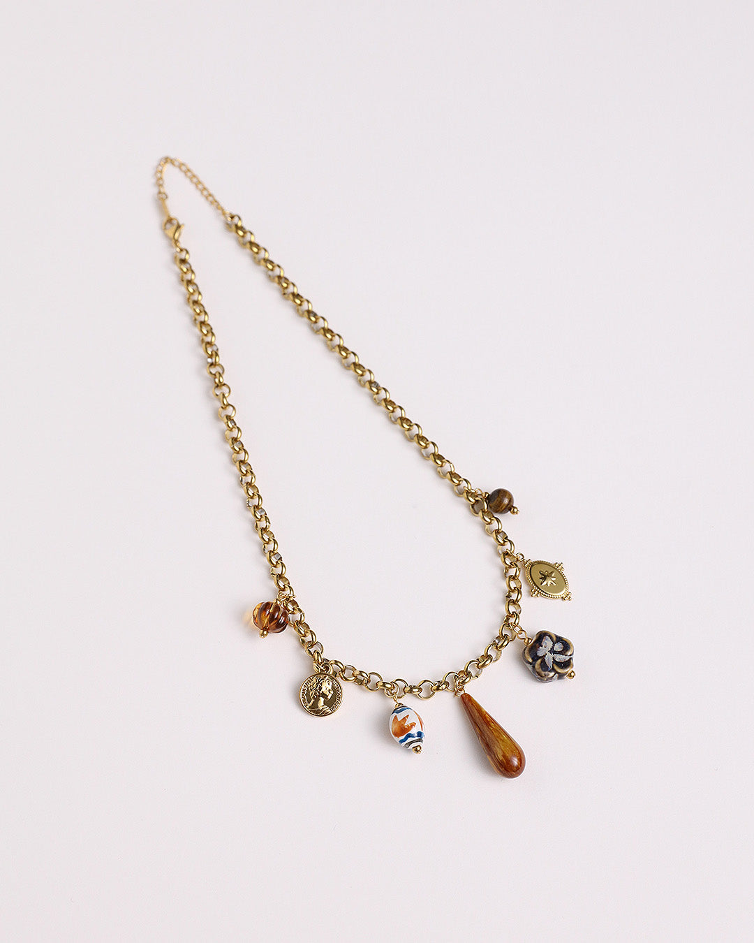 Trinket Necklace - Gold