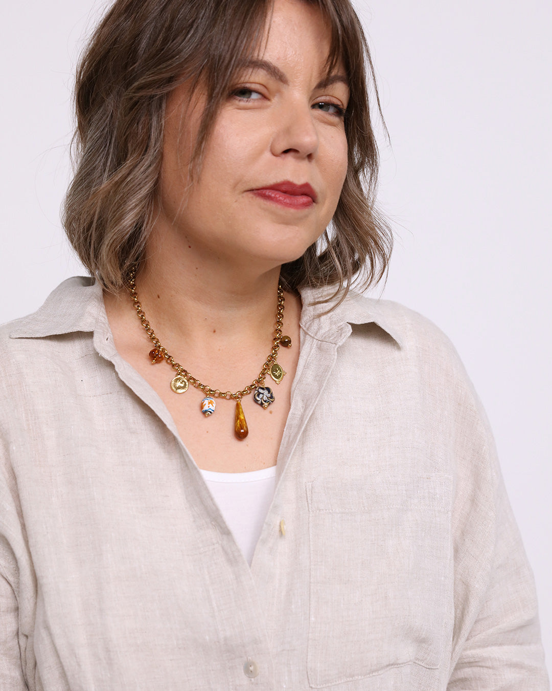 Trinket Necklace - Gold