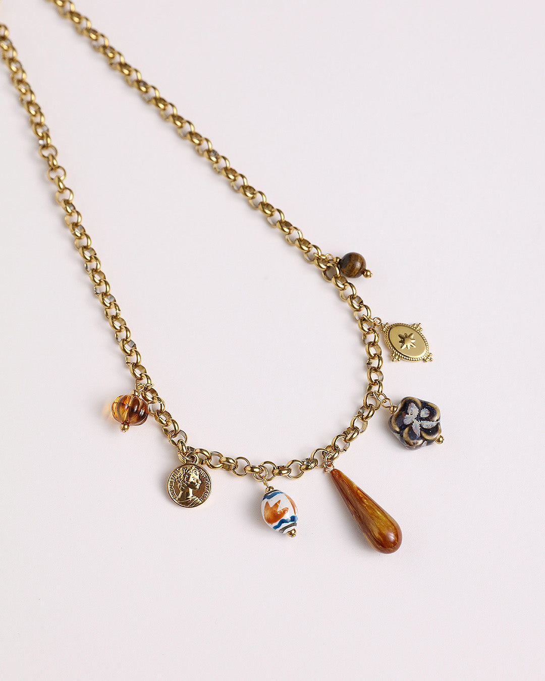 Trinket Necklace - Gold