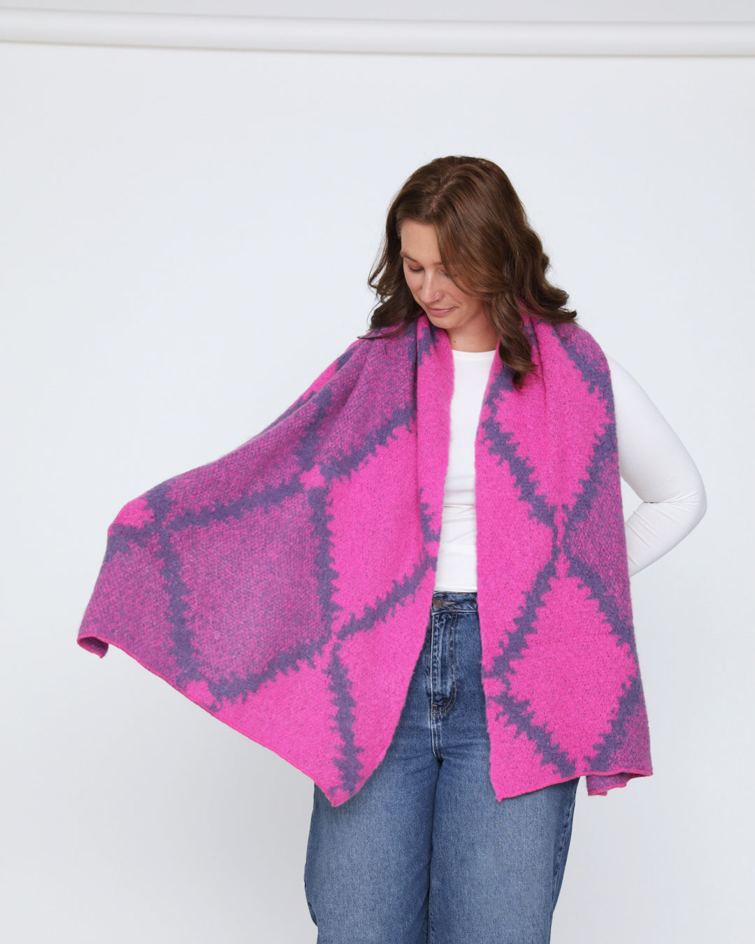 Elena Scarf - Fuchsia