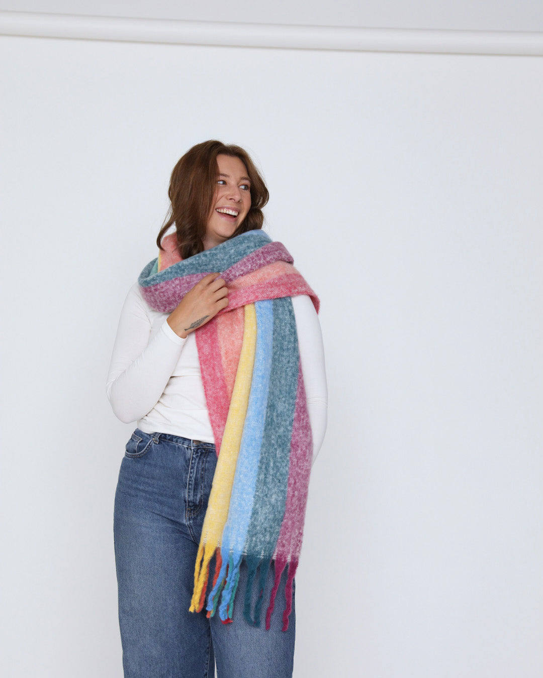 Raine Rainbow Scarf - Multi