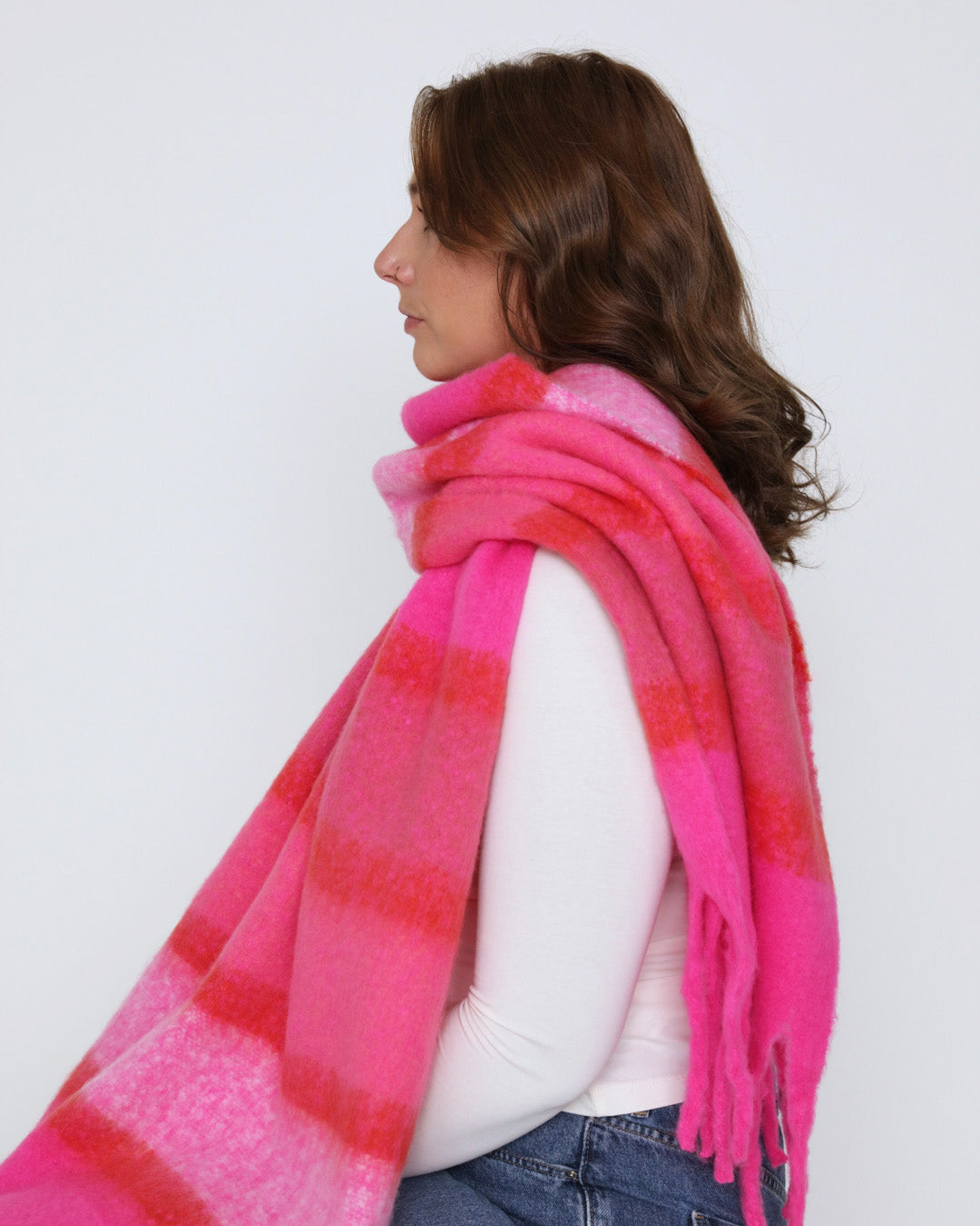 Kaya Scarf - Fuchsia