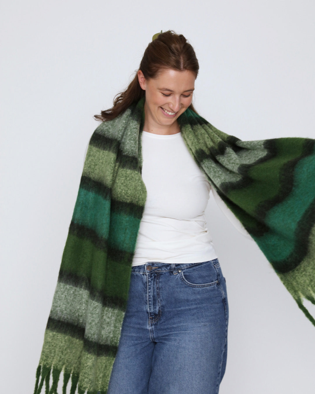 Kaya Scarf - Green