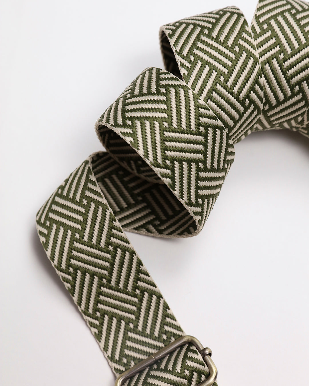 Weave Webbing Strap - Olive