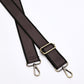 Wide Stripe Webbing Strap - Black