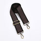 Wide Stripe Webbing Strap - Black