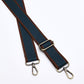 Wide Stripe Webbing Strap - Teal