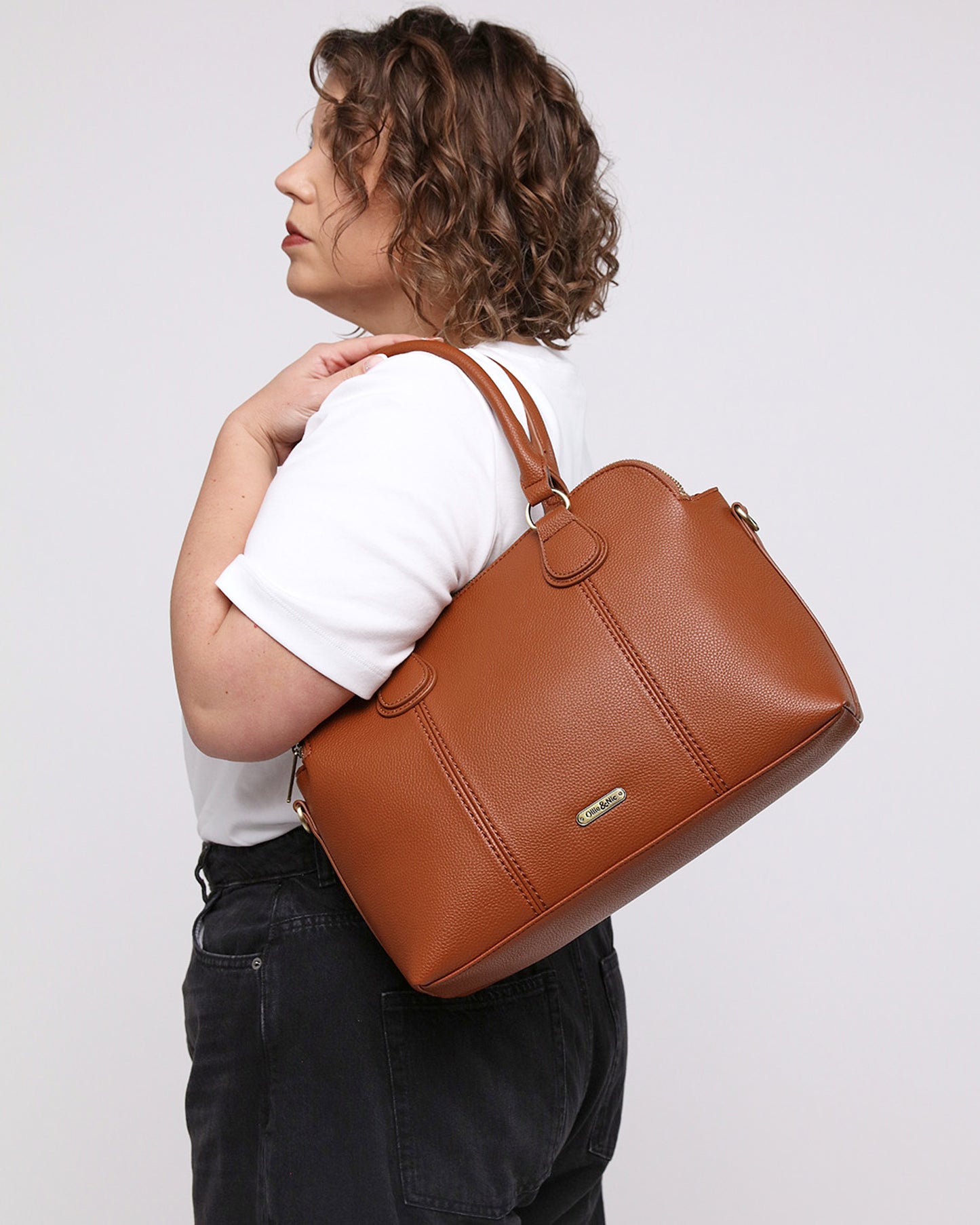Winnie Work Bag - Tan