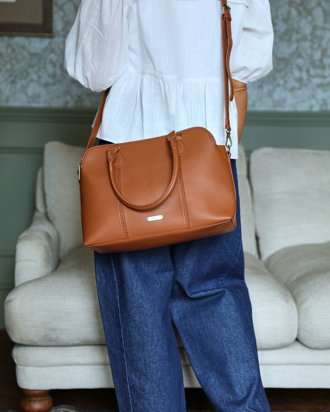 Winnie Work Bag - Tan