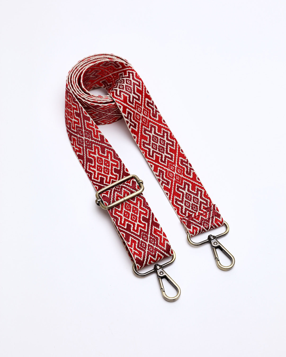 Aztec Webbing Strap - Red