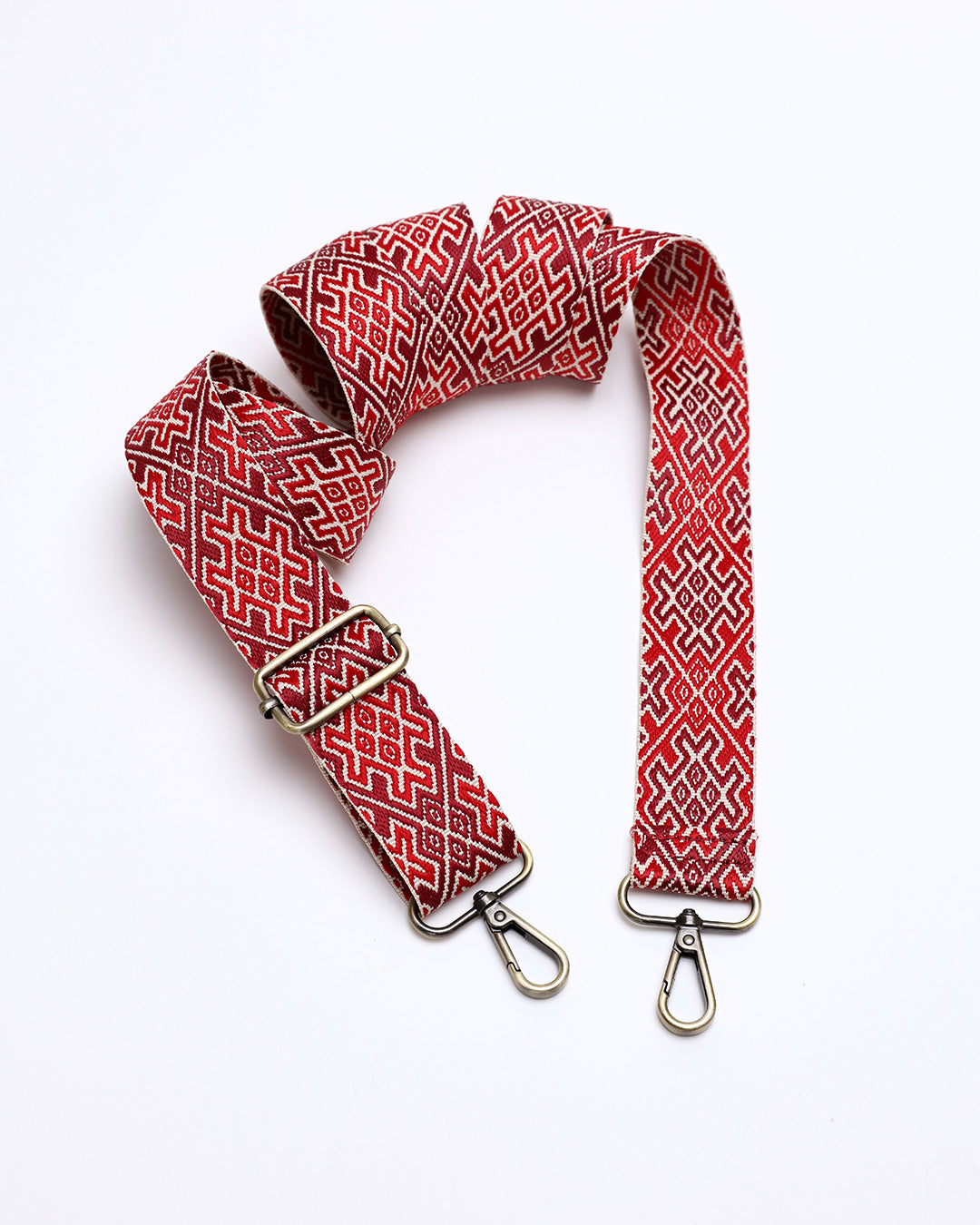 Aztec Webbing Strap - Red