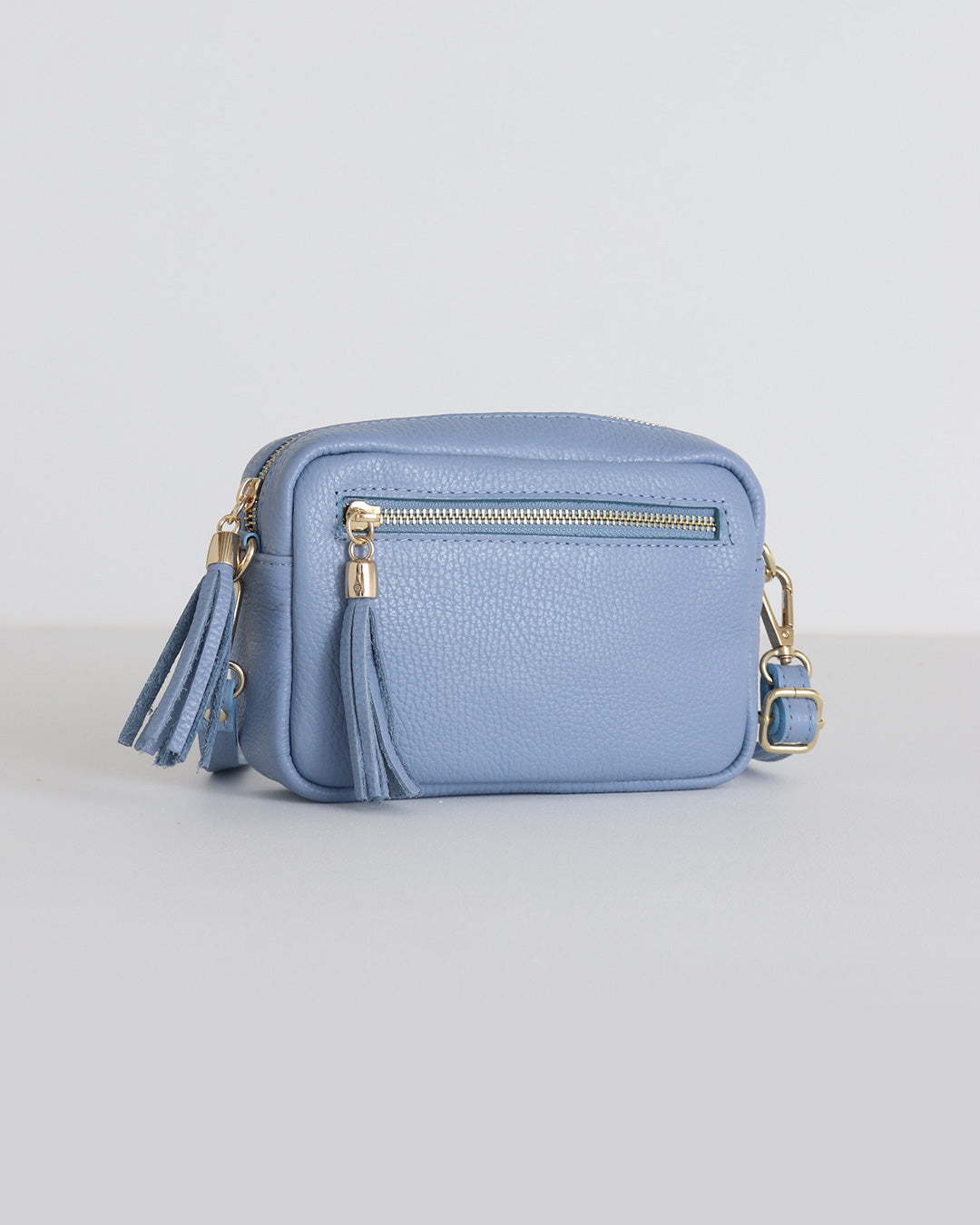 Baby blue deals leather purse