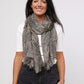 Zelda Scarf - Cream/Black