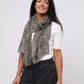 Zelda Scarf - Cream/Black
