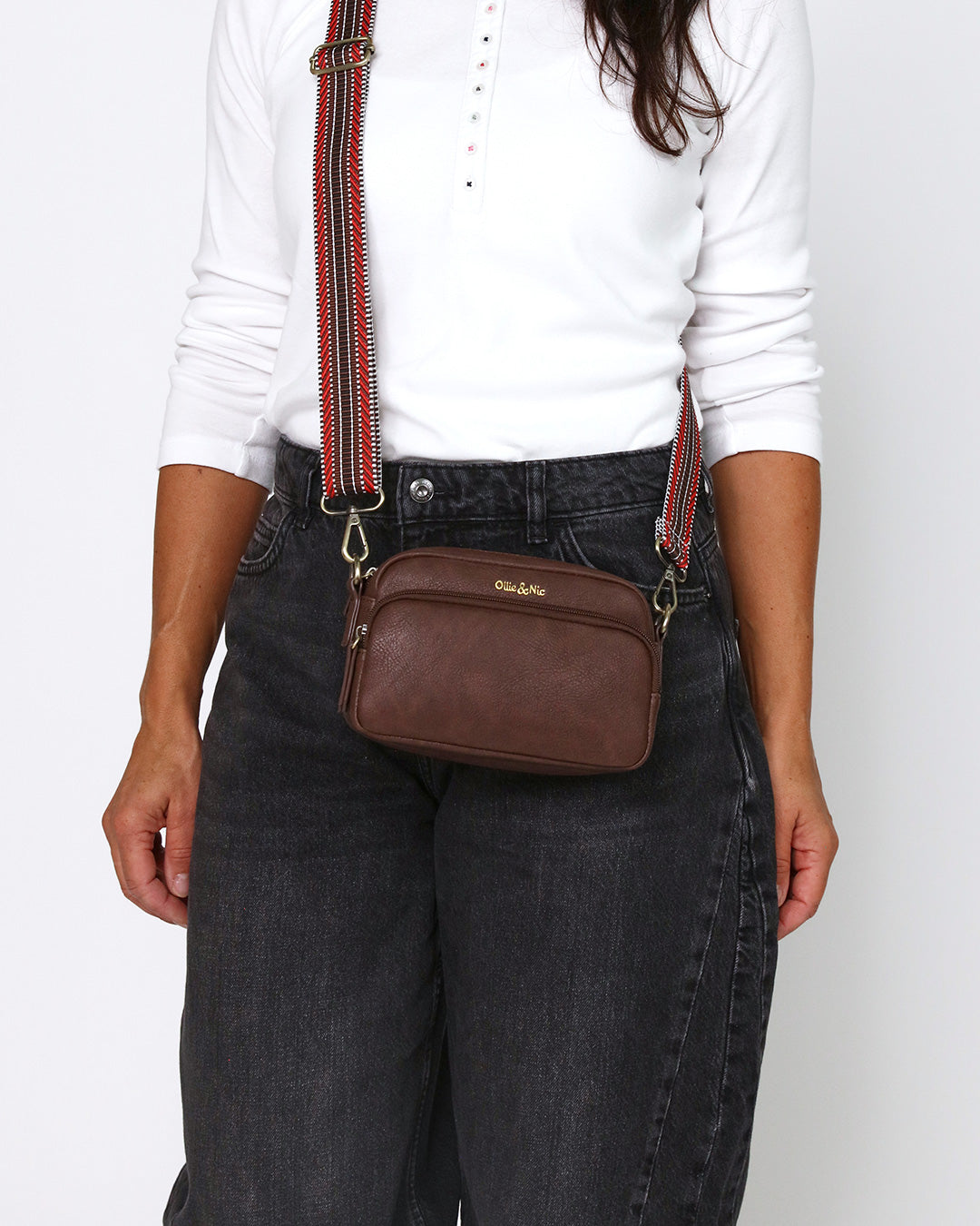 Zoe Crossbody - Chocolate