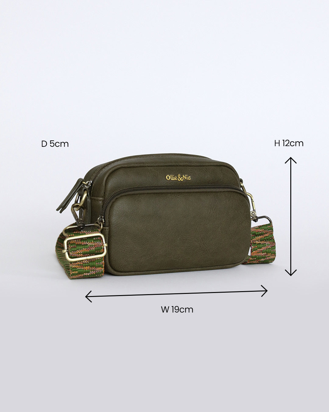 Zoe Crossbody - Khaki