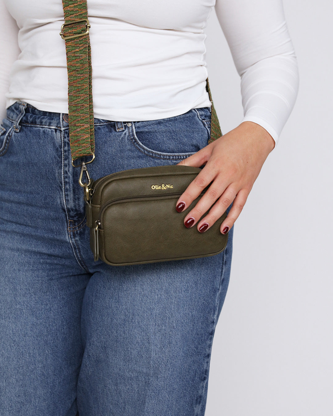 Zoe Crossbody - Khaki
