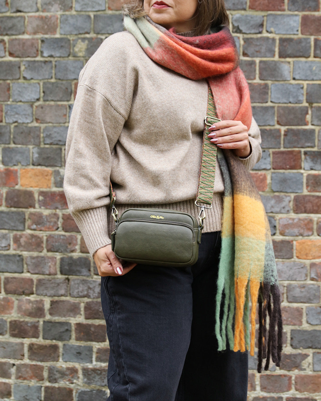 Zoe Crossbody - Khaki